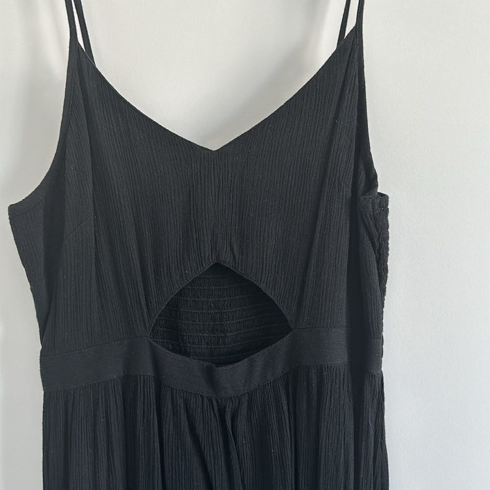 Spaghetti strap cut out dress
